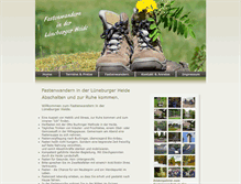 Tablet Screenshot of fastenwandern-heide.com